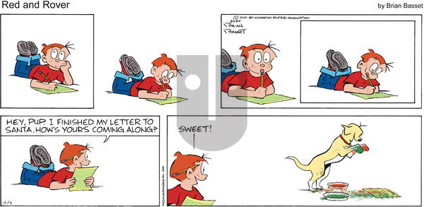 Red and Rover - Sunday December 8, 2024 Comic Strip