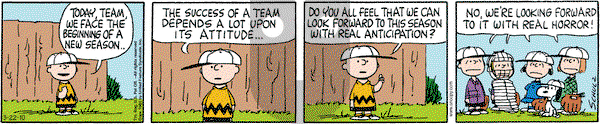 Peanuts - Monday March 22, 2010 Comic Strip