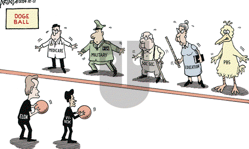 Robert Ariail on Wednesday December 11, 2024 Comic Strip