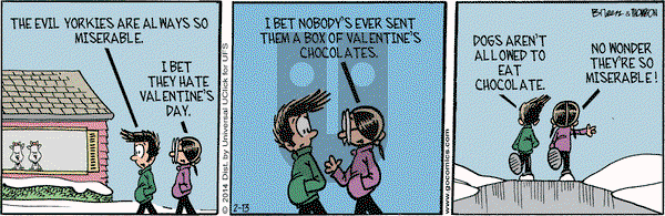 Grand Avenue on Thursday February 13, 2014 Comic Strip