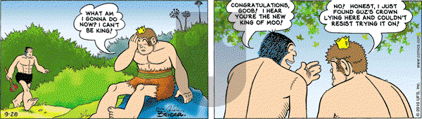 Alley Oop on Tuesday September 28, 2010 Comic Strip