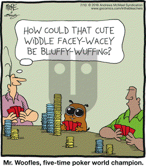 In the Bleachers on Tuesday July 10, 2018 Comic Strip