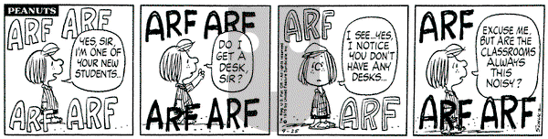 Peanuts on Saturday September 25, 1976 Comic Strip