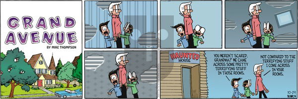 Grand Avenue on Sunday October 29, 2017 Comic Strip