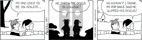 The Born Loser on Saturday February 17, 2001 Comic Strip