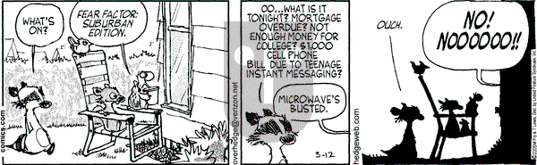 Over the Hedge on Saturday March 12, 2005 Comic Strip