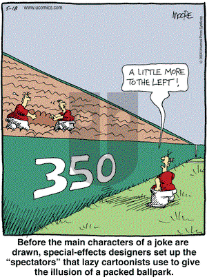In the Bleachers on Tuesday May 18, 2004 Comic Strip