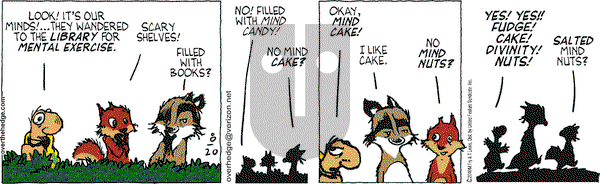 Over the Hedge on Friday August 20, 2010 Comic Strip