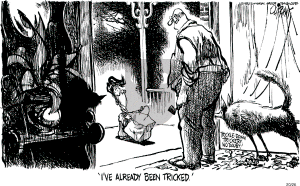 Pat Oliphant - Tuesday October 26, 1982 Comic Strip