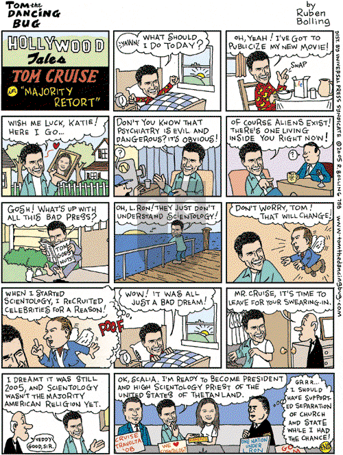 Tom the Dancing Bug on Saturday July 9, 2005 Comic Strip
