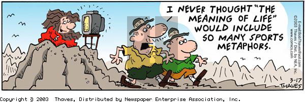 Frank and Ernest - Monday March 17, 2003 Comic Strip