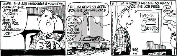 Luann on Tuesday July 16, 1991 Comic Strip