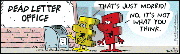 Frank and Ernest on Friday June 1, 2018 Comic Strip