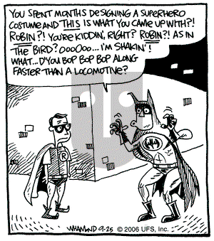 Reality Check on Monday September 25, 2006 Comic Strip