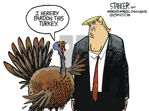 Jeff Stahler on Monday November 20, 2017 Comic Strip