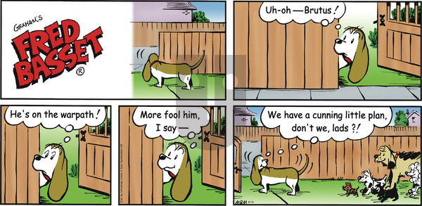Fred Basset on Sunday June 19, 2016 Comic Strip