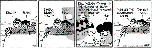 FoxTrot - Thursday December 31, 1992 Comic Strip