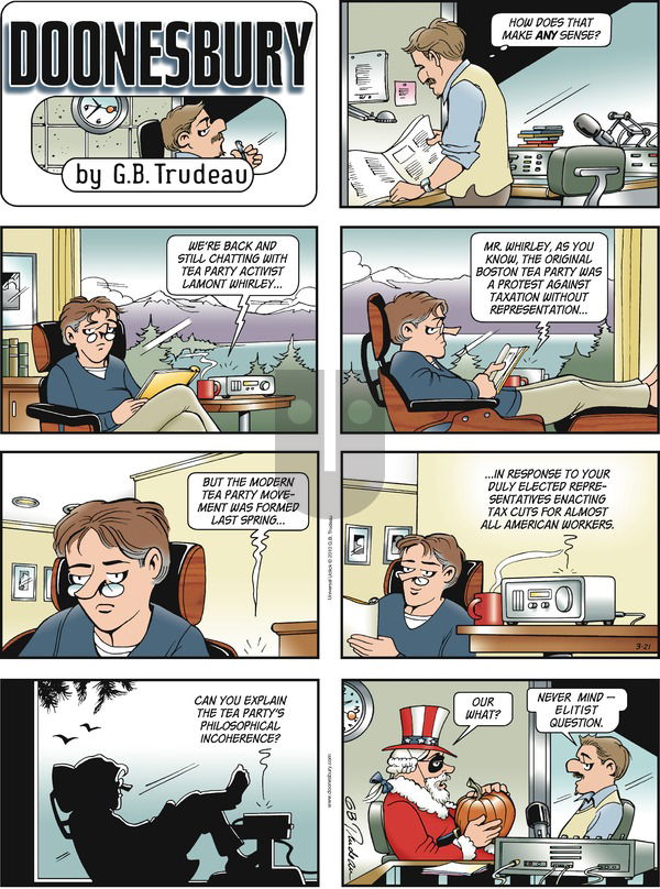 Doonesbury on Sunday March 21, 2010 Comic Strip