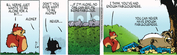 Over the Hedge on Wednesday November 26, 2025 Comic Strip