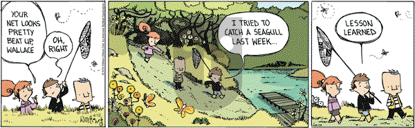 Wallace the Brave on Tuesday April 16, 2019 Comic Strip