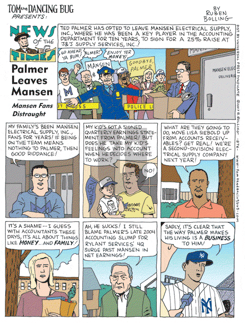 Tom the Dancing Bug on Saturday November 24, 2007 Comic Strip