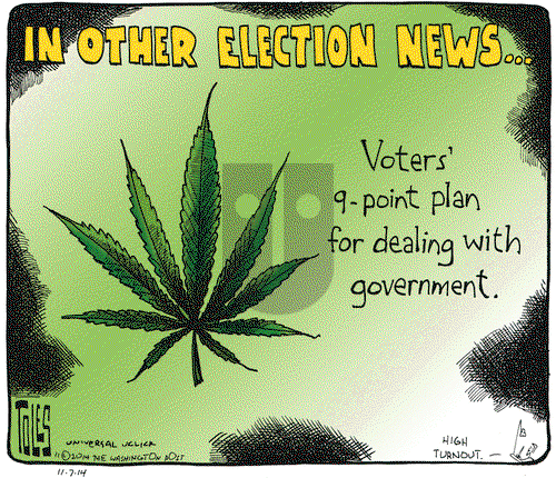 Tom Toles on Friday November 7, 2014 Comic Strip