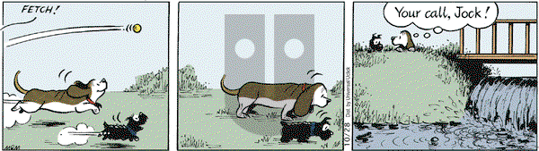 Fred Basset on Friday October 28, 2011 Comic Strip
