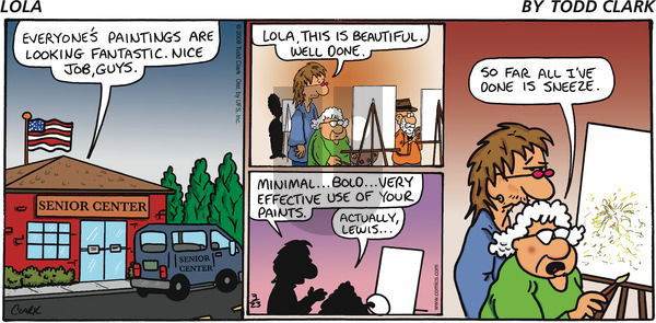 Lola on Sunday March 23, 2008 Comic Strip