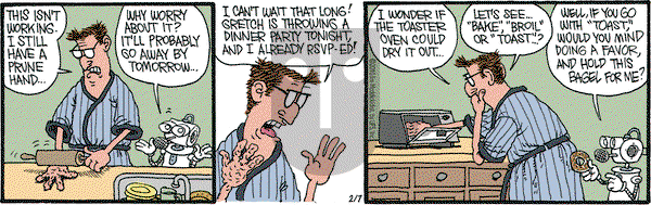 Monty on Tuesday February 7, 2017 Comic Strip