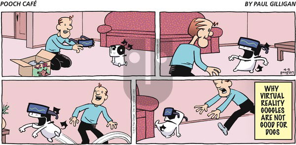 Pooch Cafe on Sunday April 5, 2015 Comic Strip