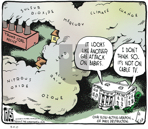 Tom Toles on Tuesday April 11, 2017 Comic Strip