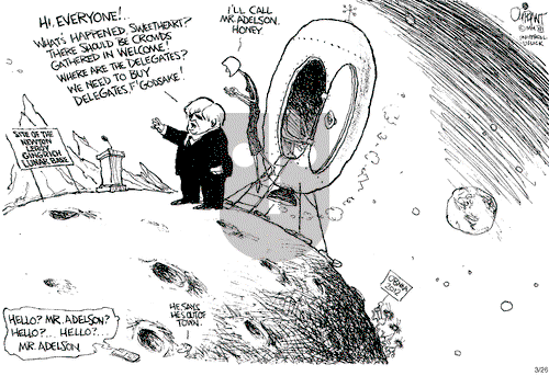 Pat Oliphant on Monday March 26, 2012 Comic Strip