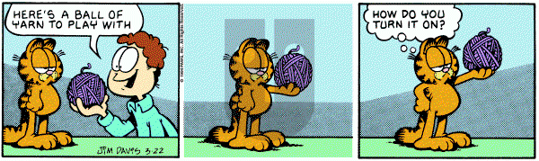 Garfield on Tuesday March 22, 1994 Comic Strip