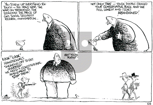 Pat Oliphant on Thursday June 8, 2006 Comic Strip