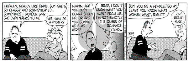 Luann on Wednesday March 4, 1998 Comic Strip