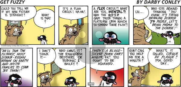 Get Fuzzy on Sunday May 17, 2009 Comic Strip