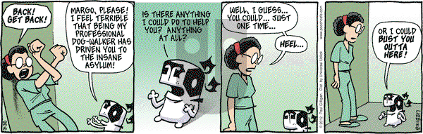 Pooch Cafe on Friday March 30, 2012 Comic Strip