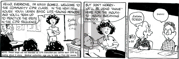 Luann on Monday April 20, 1992 Comic Strip