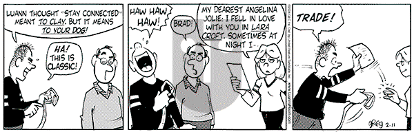 Luann on Wednesday February 11, 2004 Comic Strip