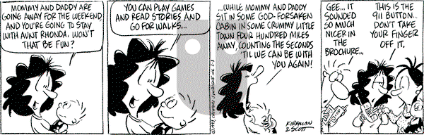 Baby Blues on Wednesday February 3, 1993 Comic Strip