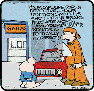 Ziggy on Saturday September 15, 2018 Comic Strip