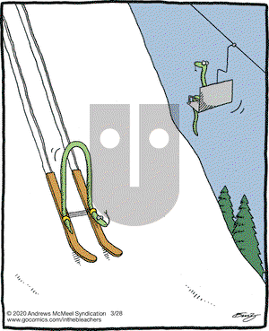 In the Bleachers on Saturday March 28, 2020 Comic Strip