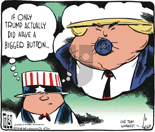 Tom Toles on Thursday January 4, 2018 Comic Strip
