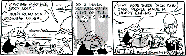 Lola on Saturday August 11, 2001 Comic Strip