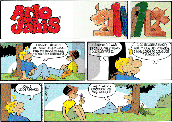 Arlo and Janis on Sunday July 31, 2011 Comic Strip
