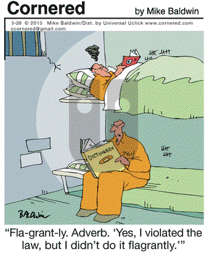 Cornered on Thursday May 28, 2015 Comic Strip
