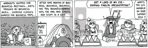 Cathy Classics on Monday May 31, 1993 Comic Strip