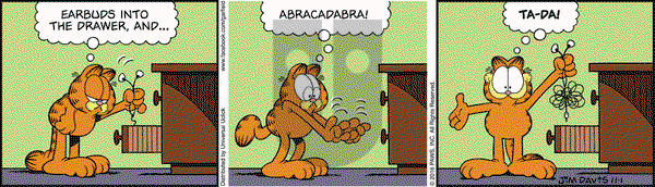 Garfield on Tuesday November 1, 2016 Comic Strip