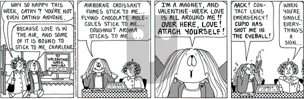 Cathy Classics - Saturday February 17, 2024 Comic Strip