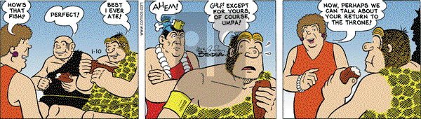 Alley Oop on Monday January 10, 2011 Comic Strip